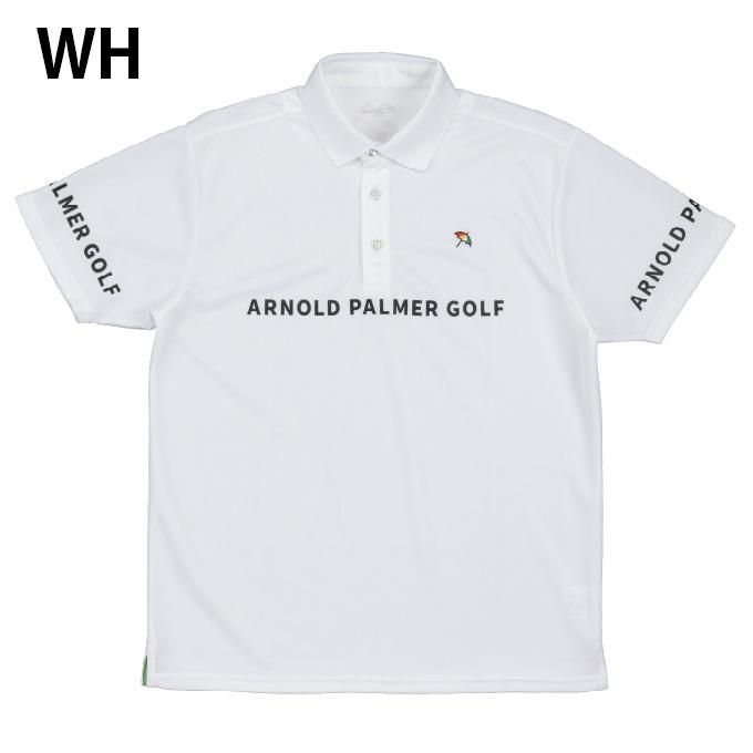 88096 アーノドパーマー　ポロシャツ　白　L Arnold Palmer（アーノルドパーマー） ゴルフウェア ポロシャツ 半袖