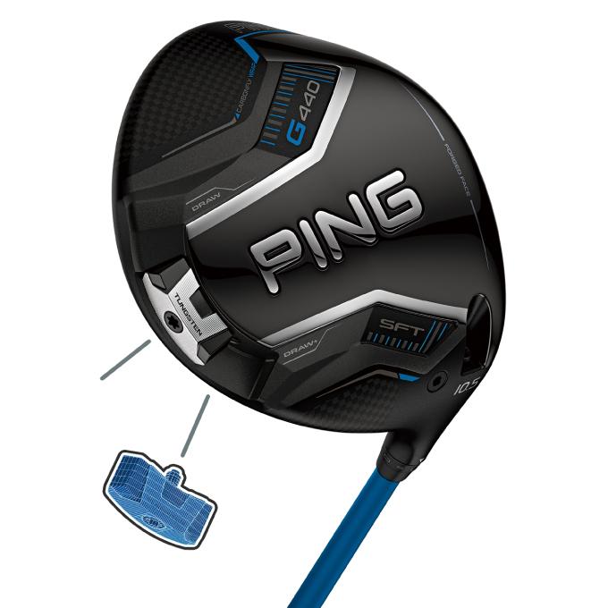 PING（ピン） G440 SFT DRIVER ドライバー ALTA J CB BLUE PING メンズ