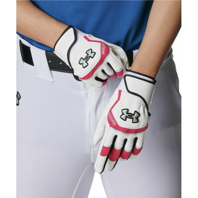 アンダーアーマー 野球 バッティンググローブ 両手用 メンズ UA YARD PRO BATTING GLOVES 6001314-101 UNDER ARMOUR | UNDER ARMOUR | 03