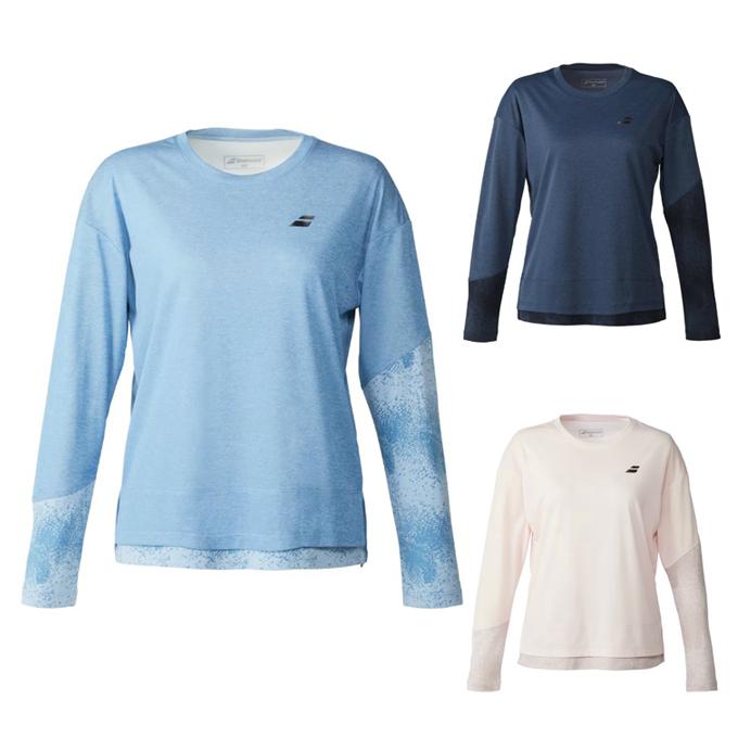 Babolat（バボラ） テニスウェア バドミントンウェア Tシャツ 長袖