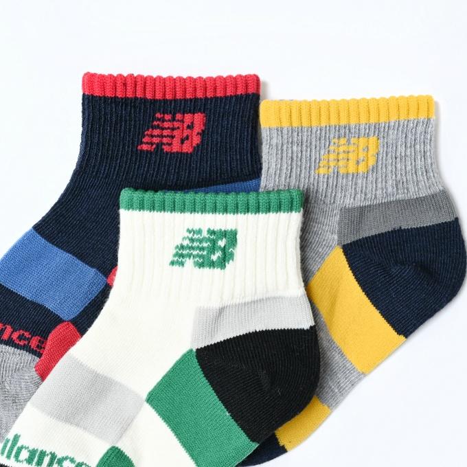 New Balance（ニューバランス） ソックス ジュニア Boys Socks 3 Pack