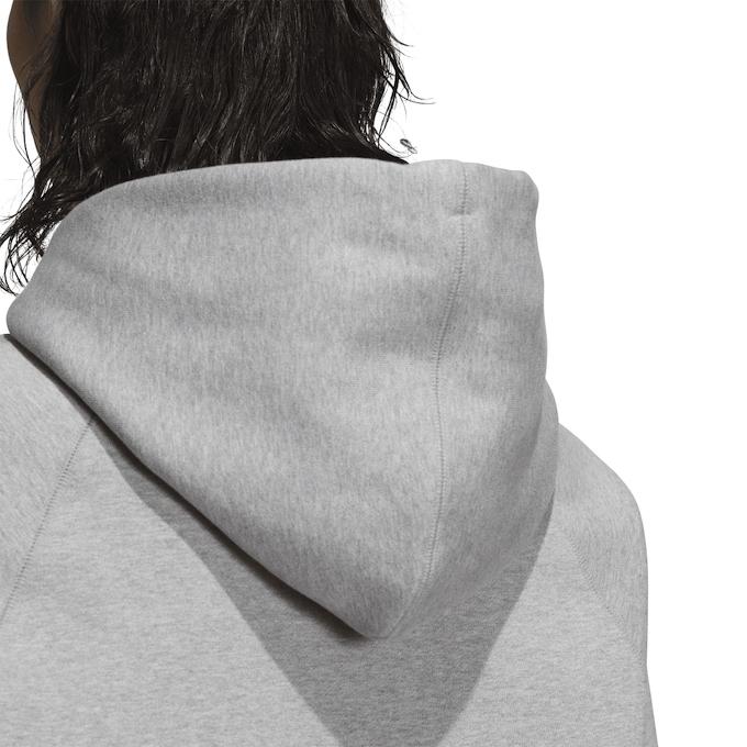 入手困難✨adidas フード付き　裏起毛　ジャージ　上下セット　グレー　美品 アディダス メンズ パーカー 上下セット フレンチテリー フード付き