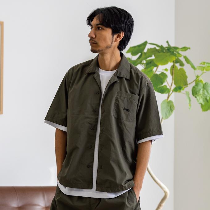 Jeep（ジープ） Jeep Tシャツ 半袖 テラコッタ カーキ チャコール