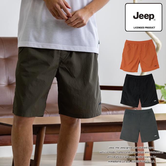Jeep（ジープ） ショートパンツ ブラック カーキ テラコッタ