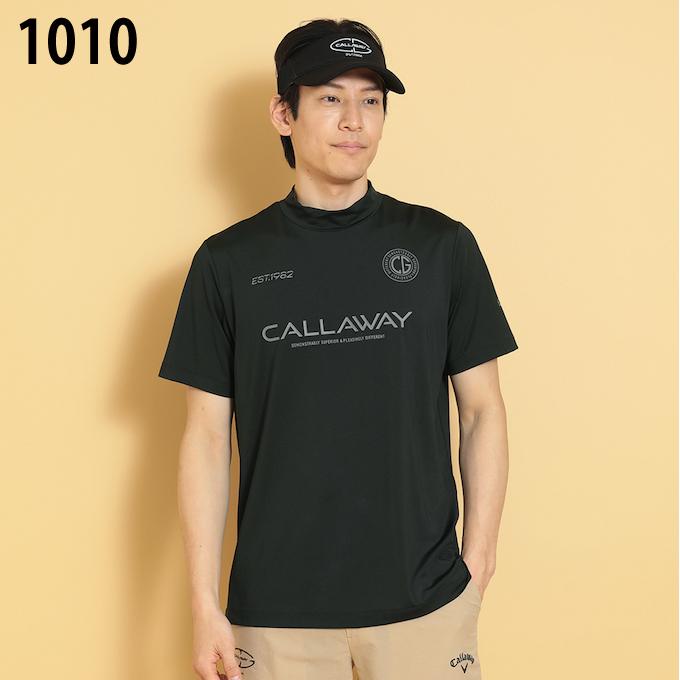 Callaway キャロウェイ ゴルフウェア 半袖シャツ メンズ ロゴスムース