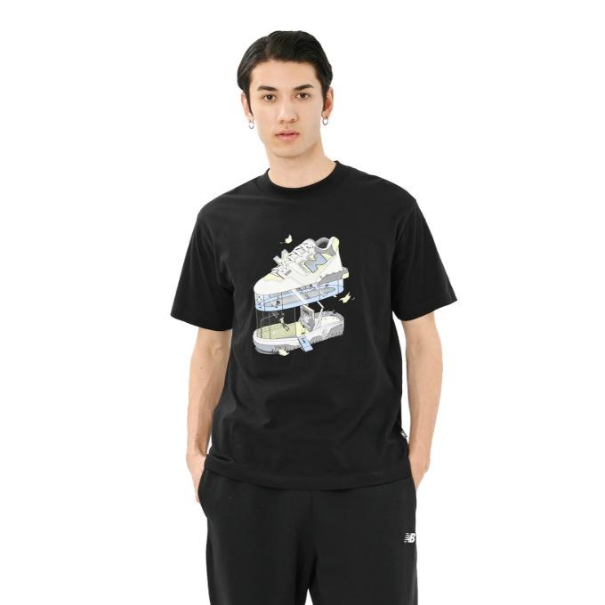 New Balance（ニューバランス） Tシャツ 半袖 メンズ BB550 プリントT