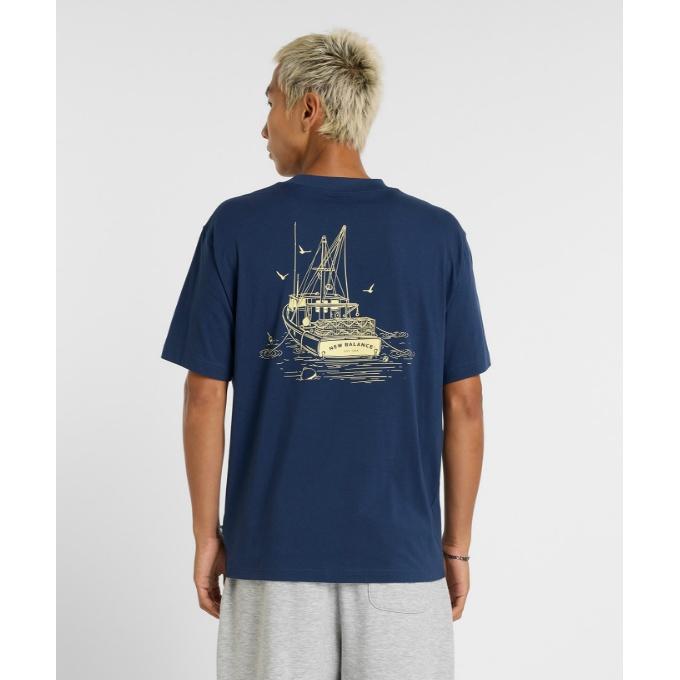 【新品】JSF x MORTAR Tシャツ XL 白 青 THE BONEZ ミッチェルアンドネス（Mitchell&Ness）（メンズ）tシャツ 半袖