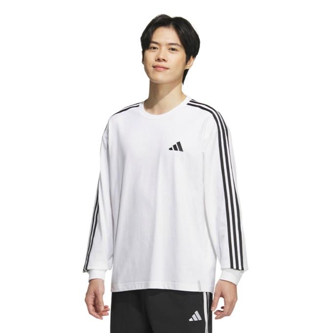 adidas（アディダス） Tシャツ 長袖 メンズ エッセンシャルズ プラス