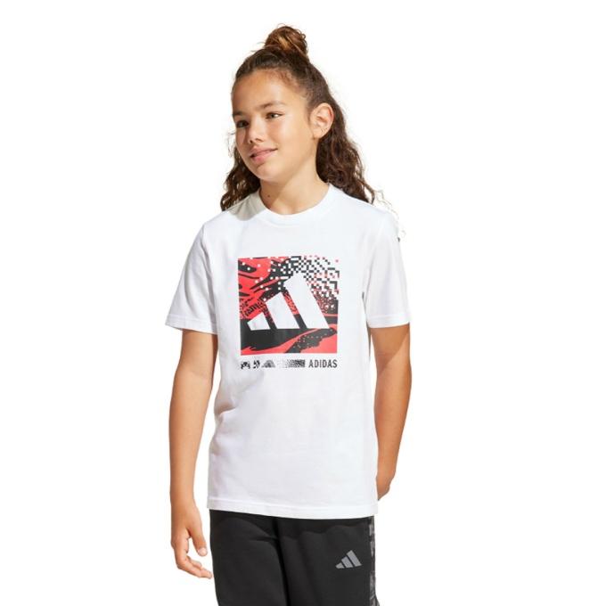 adidas アディダス Tシャツ 半袖 ジュニア カモ グラフィック