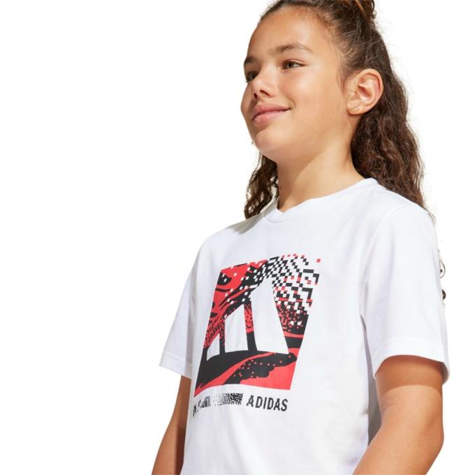 adidas（アディダス） Tシャツ 半袖 ジュニア カモ グラフィック 半袖T