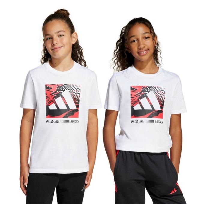 adidas（アディダス） Tシャツ 半袖 ジュニア カモ グラフィック 半袖T