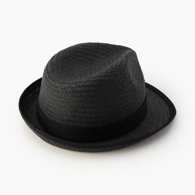 BRIEFING ブリーフィング ストローハット ブラックL BRG241MC8 BRIEFING（ブリーフィング） ゴルフ ハット メンズ STRAW HAT ストロー