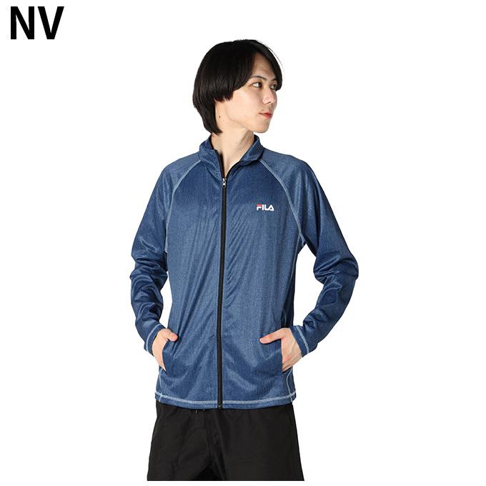 FILA（フィラ） ラッシュガード 長袖 メンズ 杢総柄UVジャケット 425