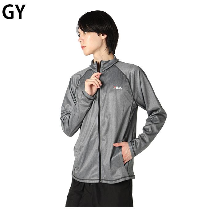 FILA（フィラ） ラッシュガード 長袖 メンズ 杢総柄UVジャケット 425