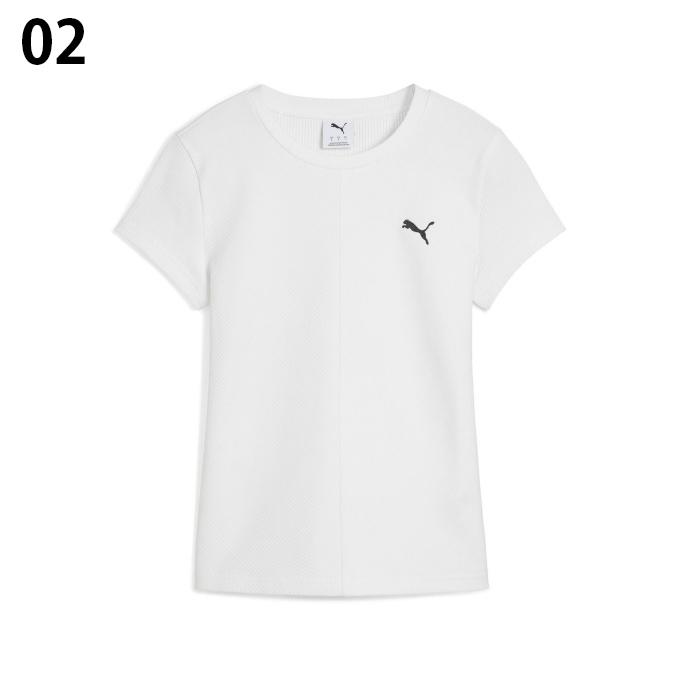 PUMA（プーマ） Tシャツ 半袖 レディース LP WDRB SLM リブ半袖Tシャツ 631805 PUMA : ヒマラヤ Yahoo!店 ...
