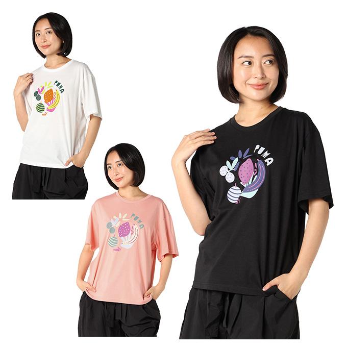 PUMA（プーマ） Tシャツ 半袖 レディース リラックス フルーティーGRX