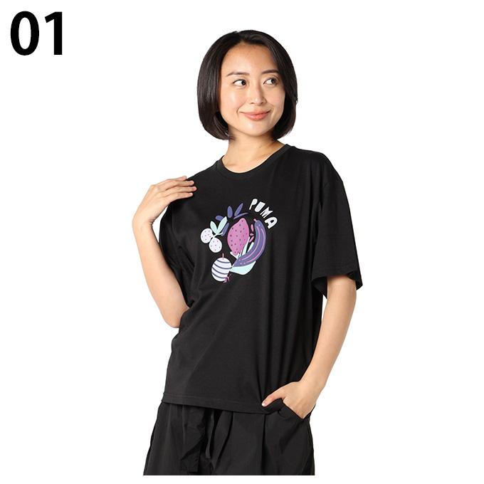 PUMA（プーマ） Tシャツ 半袖 レディース リラックス フルーティーGRX