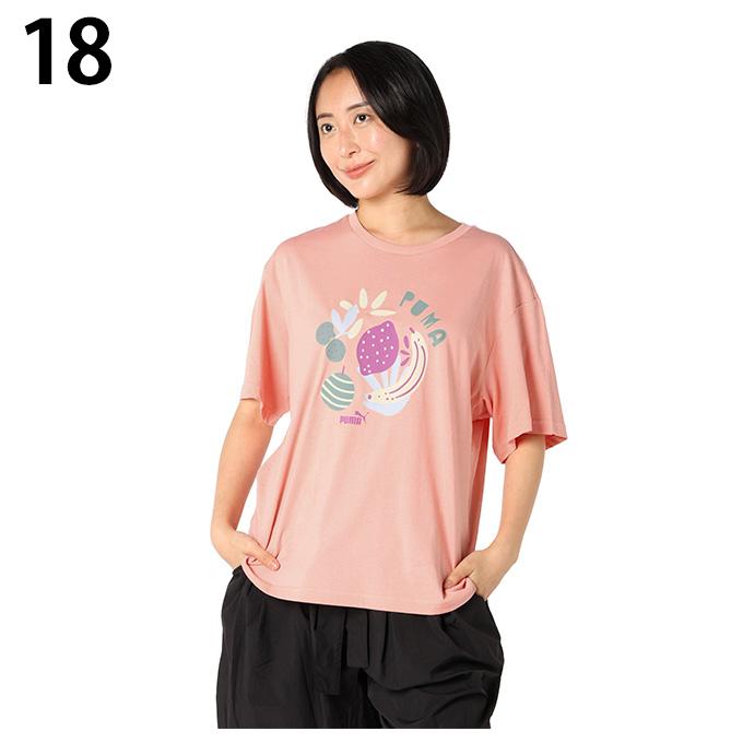 PUMA（プーマ） Tシャツ 半袖 レディース リラックス フルーティーGRX