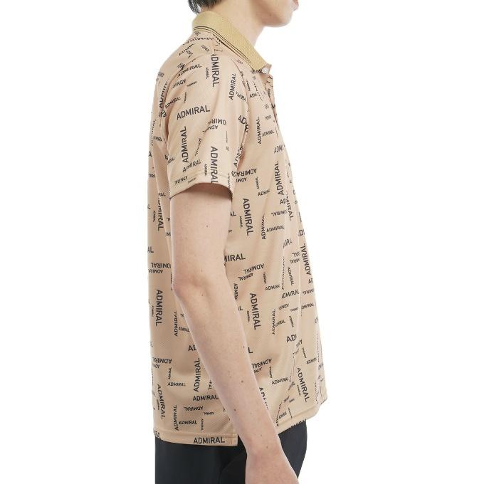 Admiral（アドミラル） ゴルフウェア ポロシャツ 半袖 メンズ モザイク