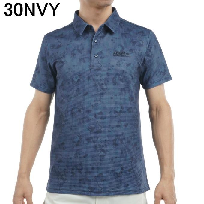 Admiral（アドミラル） ゴルフウェア ポロシャツ 半袖 メンズ ローラー