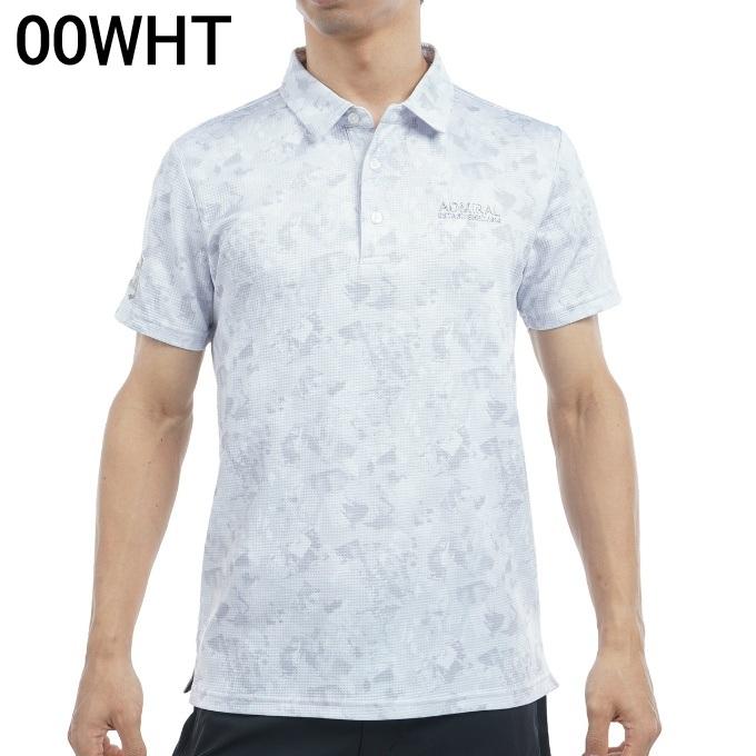 Admiral（アドミラル） ゴルフウェア ポロシャツ 半袖 メンズ ローラー