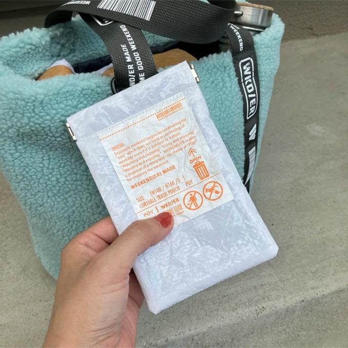 【送料無料】 ポーイ POY 携帯 ゴミ箱 POY WEEKENDER PE 78510 ゴミ入れ マルチポーチ バネ口 おしゃれ 【ご自宅配送限定】‥ | ブランド登録なし | 17