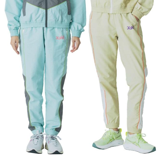 エックスガール X-girl ウインドブレーカー パンツ レディース ワッシャーナイロンWBKパンツ 155251031001 X-girl（エックスガール） ウインドブレーカー パンツ レディース