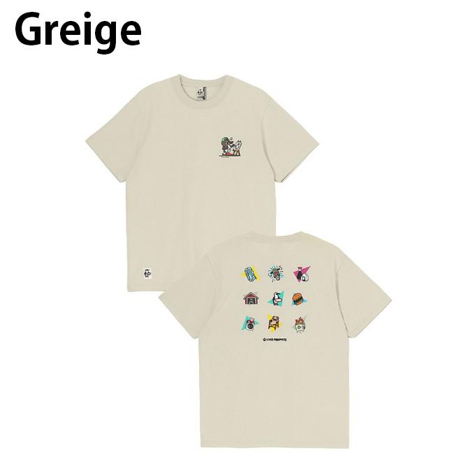 CHUMS チャムス Tシャツ 半袖 メンズ かせきさいだぁ アラカルト