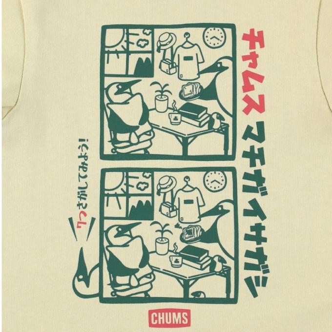 CHUMS（チャムス） CHUMS Tシャツ 半袖 ジュニア 遊 間違い探し2 半袖