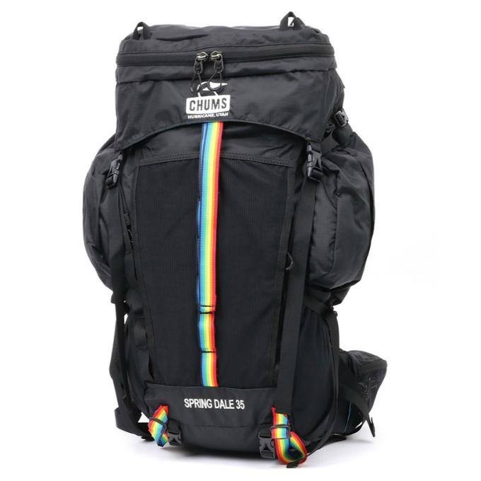 チャムス CHUMS バックパック メンズ レディース スプリングデール35 CH60-4000-BLACK/RAINBOW CHUMS（チャムス） バックパック メンズ レディース スプリングデール