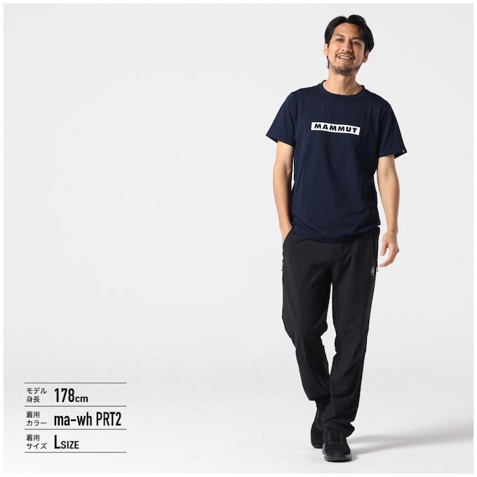MAMMUT（マムート） Tシャツ 半袖 QD ロゴ プリント アジアンフィット