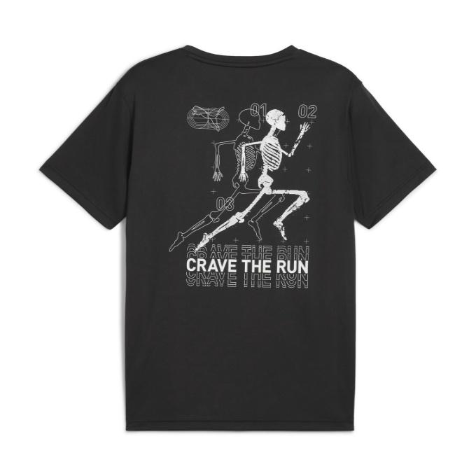 PUMA（プーマ） ランニングウェア Tシャツ 半袖 メンズ グラフィック