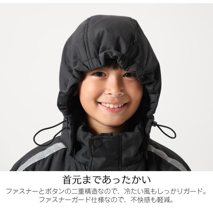 ベンチコート キッズ ジュニア 子供 ジャケット フード付き 子供服