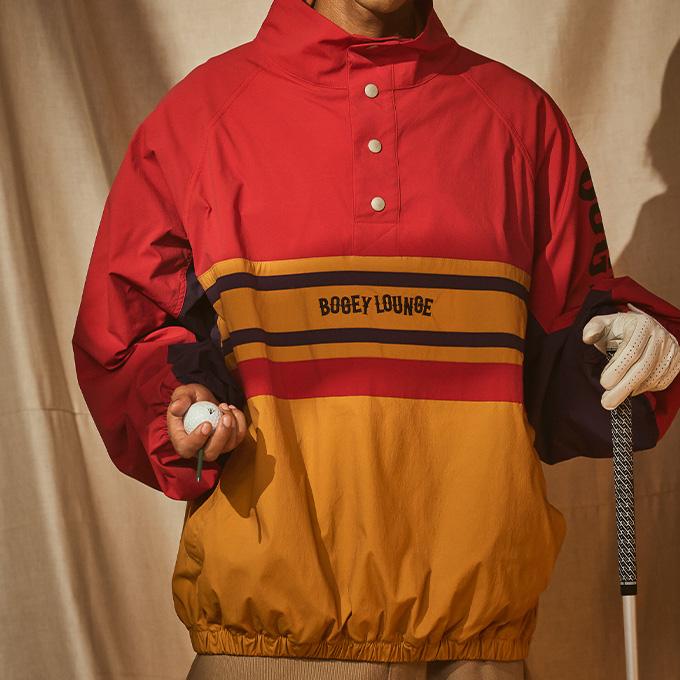 ボギーラウンジ BOGEY LOUNGE ゴルフウェア ブルゾン メンズ ハーフ釦スタンドブルゾン 4M199-181BG ボギーラウンジ BOGEY LOUNGE ゴルフウェア ブルゾン メンズ ハーフ釦