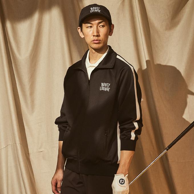 ボギーラウンジ BOGEY LOUNGE ゴルフウェア ブルゾン メンズ トラックジャケット 4M199-182BG ボギーラウンジ BOGEY LOUNGE ゴルフウェア ブルゾン メンズ トラック