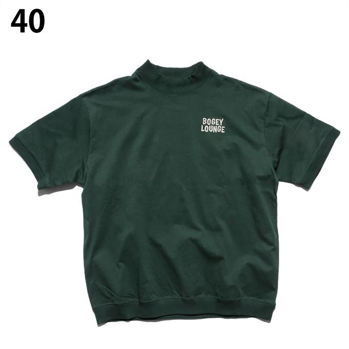 ボギーラウンジ BOGEY LOUNGE ゴルフウェア 半袖シャツ メンズ モック