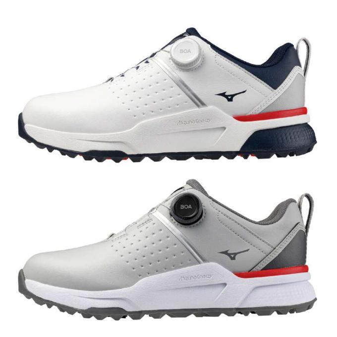 ミズノ ゴルフシューズ スパイクレス メンズ ハザードエナジー ボア 防水 51GQ2501 MIZUNO の商品画像