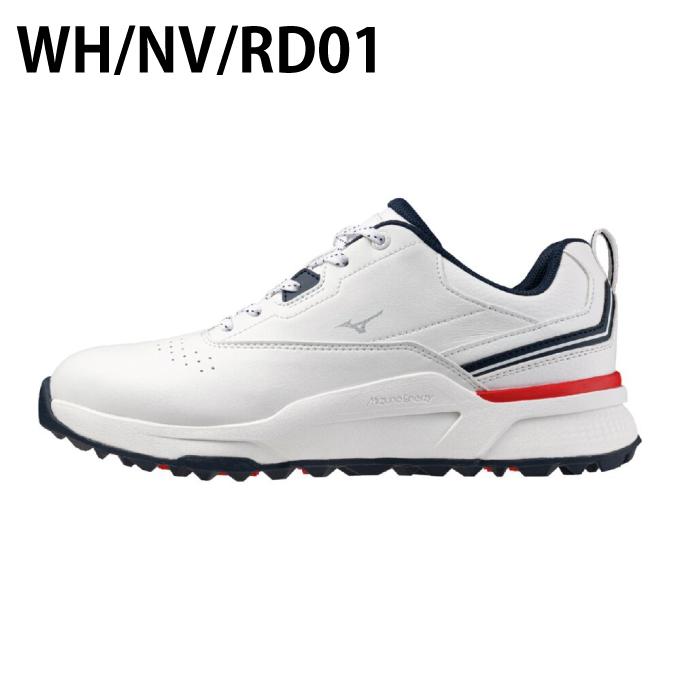 Mizuno ゴルフシューズ ホワイト　26センチ MIZUNO（ミズノ） ゴルフシューズ スパイクレス メンズ ハザード