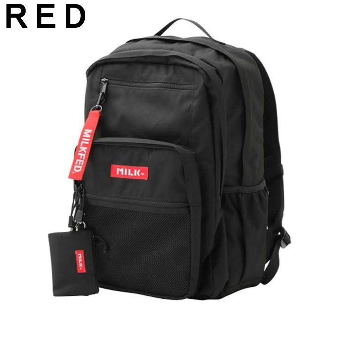 みるく MILKFED.（ミルクフェド） デイバック リュック 「23L」W ZIP BACKPACK