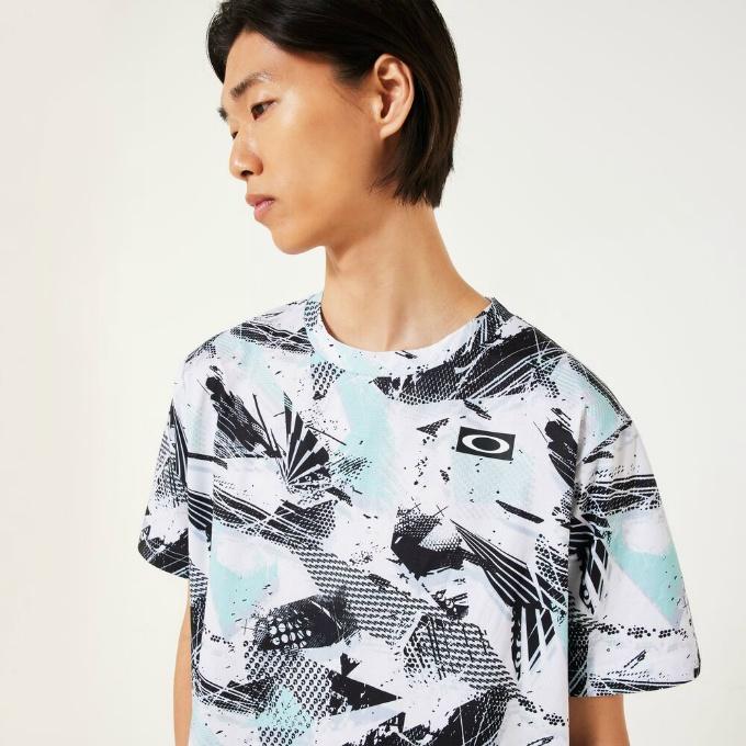オークリー Tシャツ OAKLEY（オークリー） テニスウェア Tシャツ 半袖 メンズ スラント