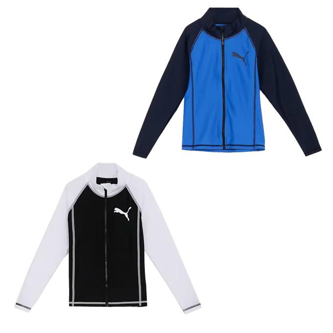 PUMA（プーマ） ラッシュガード 長袖 ジュニア キッズ スイム