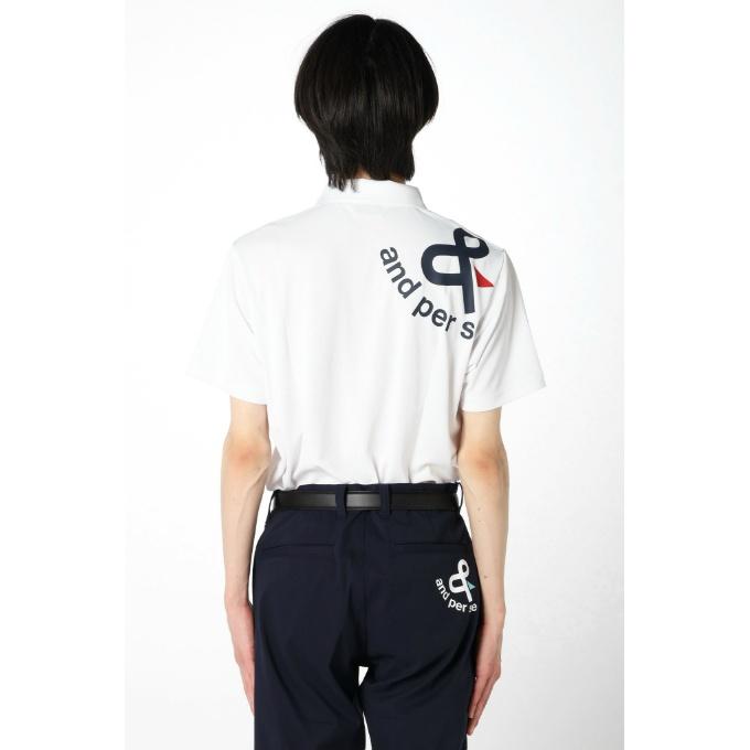 and per se（アンパスィ） ゴルフウェア ポロシャツ 半袖 メンズ