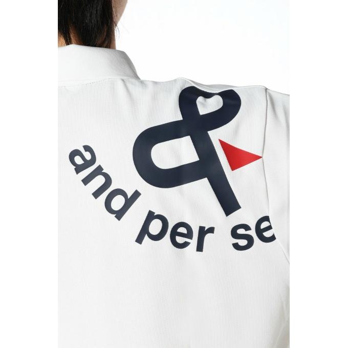 and per se（アンパスィ） ゴルフウェア ポロシャツ 半袖 メンズ