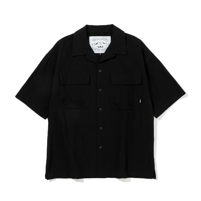 POLA（ポーラ） ポーラー POLER 半袖シャツ メンズ HEMP RELAX OPEN