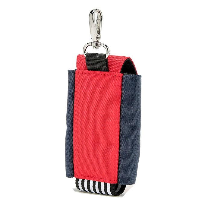 新品未使用 Munsingwear ロゴ入りポーチ 赤茶 Munsingwear（マンシングウェア） マンシング ゴルフ ボールポーチ