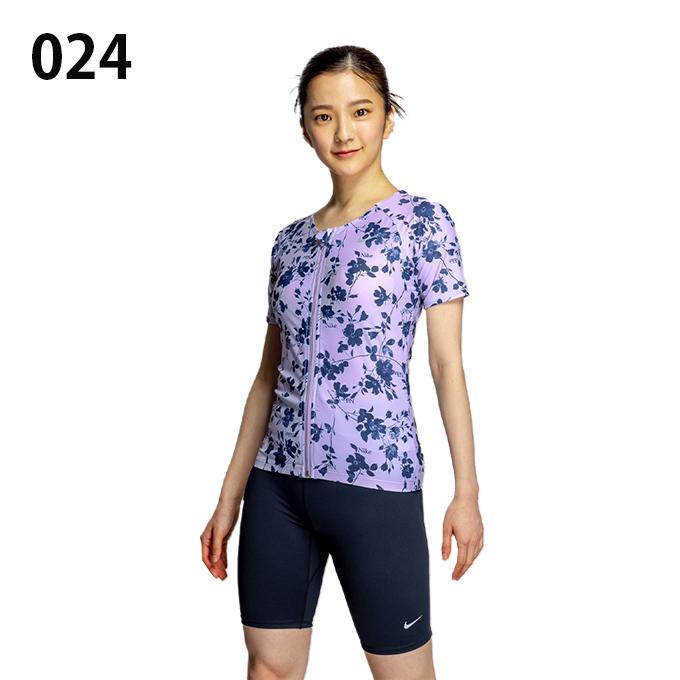 NIKE（ナイキ） フィットネス水着 セパレート レディース 総柄半袖