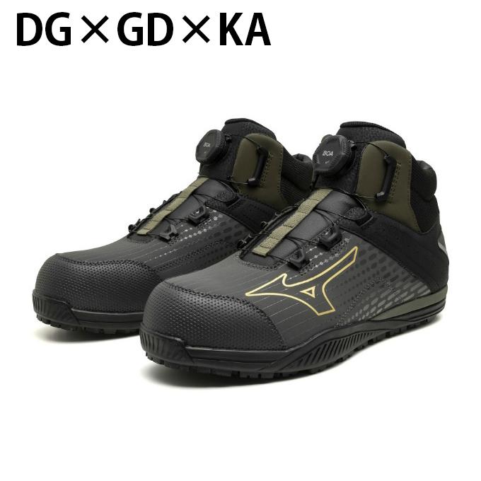 ミズノ 安全靴 セーフティシューズ TD81H BOA ボア 26cm MIZUNO（ミズノ） 安全靴 メンズ オールマイティTD2 81H BOA F1GA2510