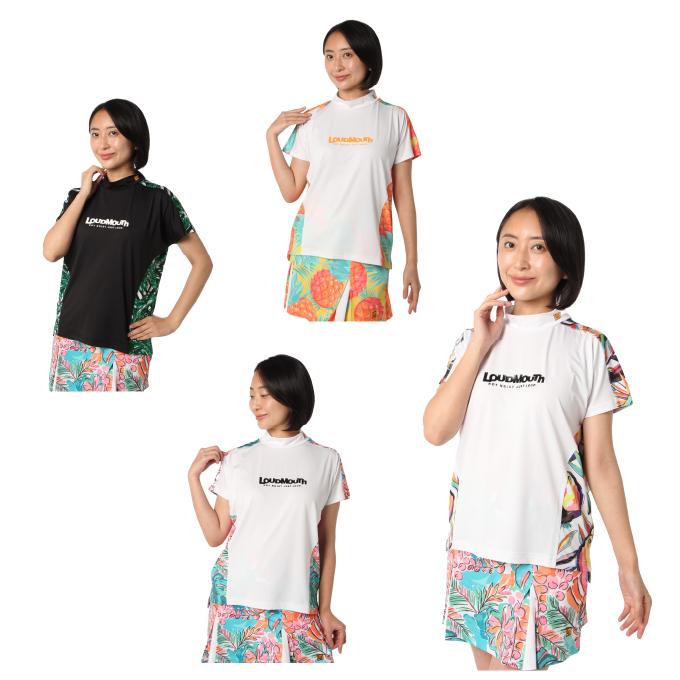 LOUDMOUTH ラウンドマウス 半袖Tシャツ　レディース　LLサイズ LOUDMOUTH（ラウドマウスゴルフ） ラウドマウス(LOUDMOUTH) 半袖シャツ