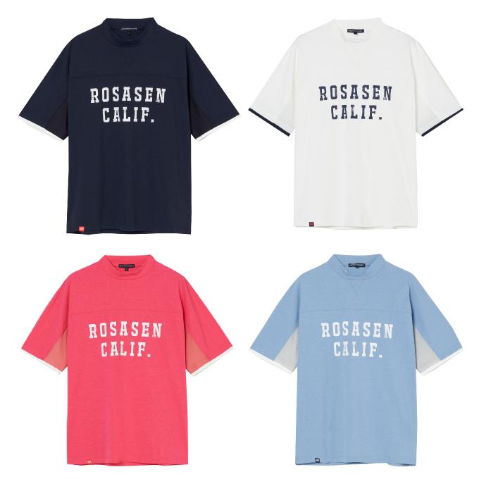 Rosasen（ロサーセン） ゴルフウェア 半袖シャツ メンズ ソロナ天竺 