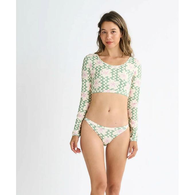 ロキシー ROXY 水着 ビキニ レディース PARTY WAVES L/S BIKINI ウィメンズ 長袖ラッシュガード ボトムセット RSW251006_5
